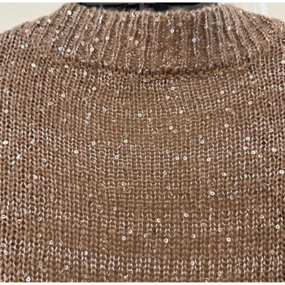 Ny Collection Womens Sequin Open Front Cardigan XL Polyester & Acrylic - Picture 7 of 10